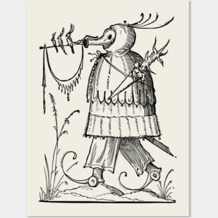 Grotesque #44 The Drolatic Dreams of Pantagruel (1565) Posters and Art