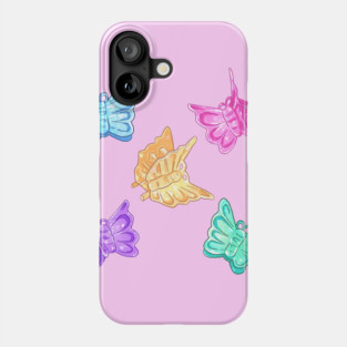 90s Nostalgia Series: butterfly clips Phone Case