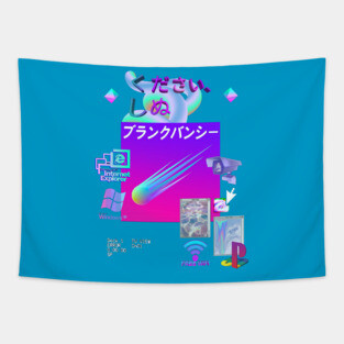 Vaporwave Tapestry