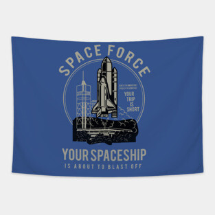 Space Force Tapestry
