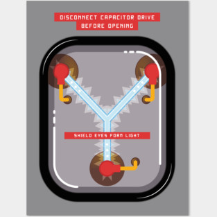 Flux capacitor Posters and Art