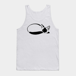 siamese japanese cat Tank Top