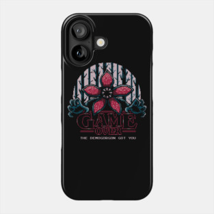 Demogorgon game over - Stranger things - Retro gaming pixel Phone Case