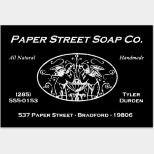 Paper Street Soap Co. - Fight Club vintage logo Posters and Art