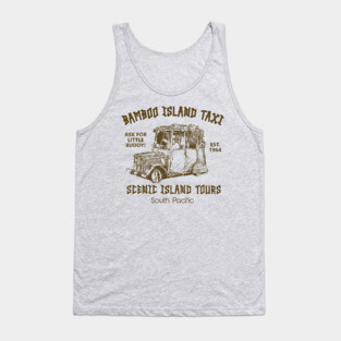 Bamboo Island Taxi - Gilligan's Island Tank Top