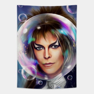 Labyrinth with Bubbles Tapestry