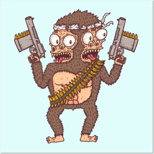 Guerella Gorilla Posters and Art