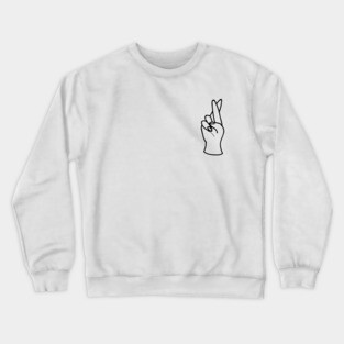 Fingers Crossed Crewneck Sweatshirt