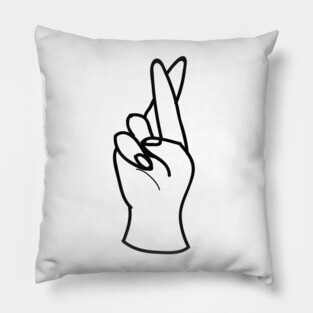 Fingers Crossed Pillow