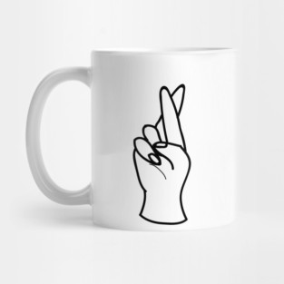 Fingers Crossed Mug