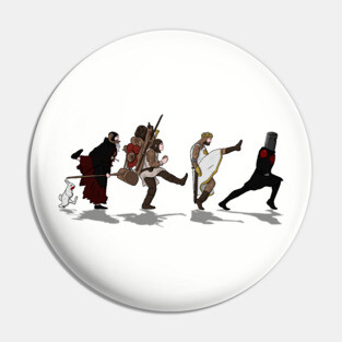 walking towards the Grail Pin