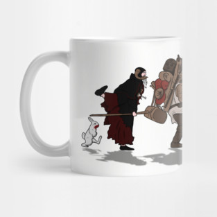 walking towards the Grail Mug