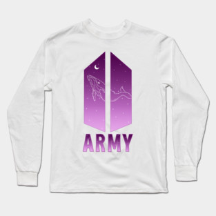 ARMY BTS Whalien Long Sleeve T-Shirt