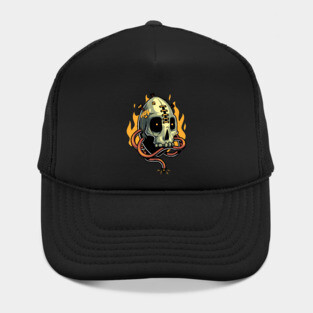 Skull fire Hat