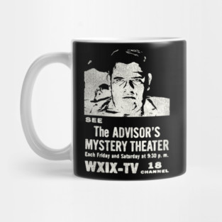 The Advisor Mystery Theater Horror Host WXIX Milwaukee Mug
