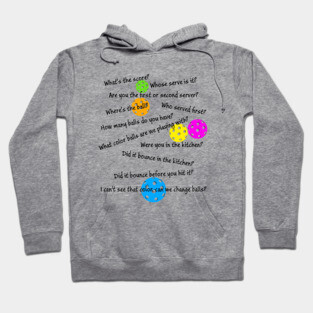 Senior Pickleball Chaos Hoodie