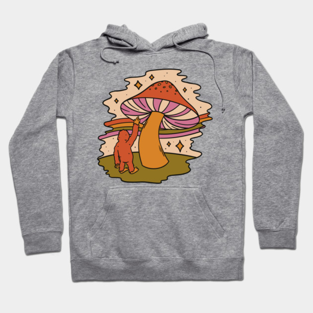 Bigfoot Magic Mushroom Odyssey Hoodie by Cosmo Gazoo