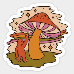 Bigfoot Magic Mushroom Odyssey Sticker
