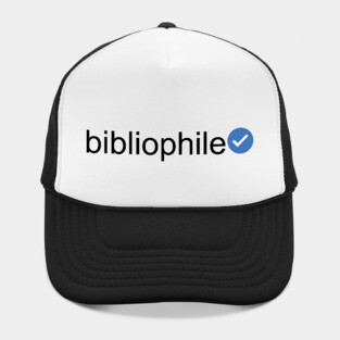 Verified Bibliophile (Black Text) Hat