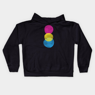 Pansexual / Panromantic Pride Bubbles Kids Hoodie