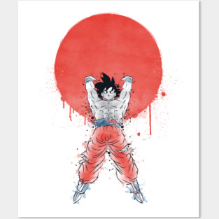 Goku - Spirit Bomb Posters and Art