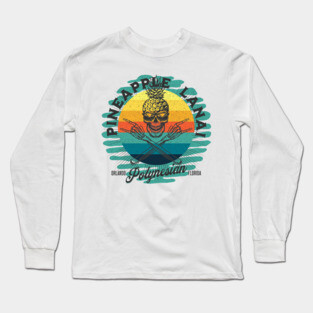 Pineapple Lanai Polynesian Resort Orlando Florida Long Sleeve T-Shirt