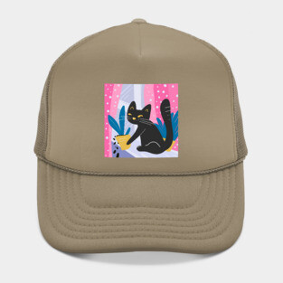 Cat at the window Hat