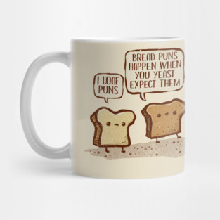 I Loaf Bread Puns Mug