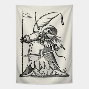 Grotesque #45 The Drolatic Dreams of Pantagruel (1565) Tapestry