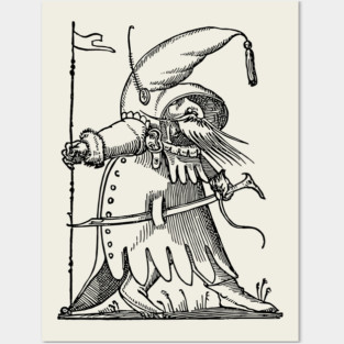 Grotesque #45 The Drolatic Dreams of Pantagruel (1565) Posters and Art