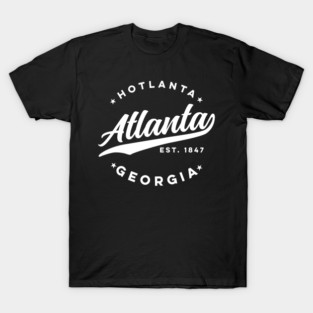 Hotlanta Atlanta Georgia USA City Vintage Athletic T-Shirt