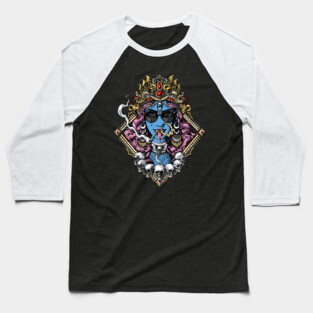 Hippie Hindu Goddess Kali Baseball T-Shirt