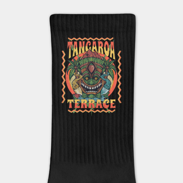 Tangaroa Terrace Tropical Bar and Grill California Distressed look Design by Joaddo