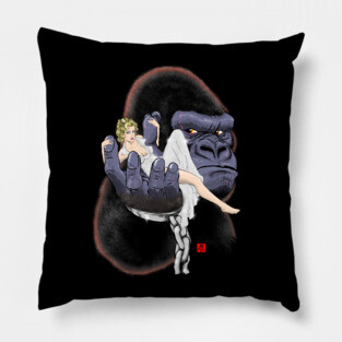 King Kong and Ann Darrow Pillow