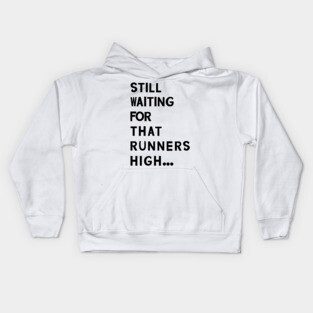 Funny Running Quotes Kids Hoodie