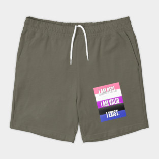 Gender Fluid Pride: I am... Shorts