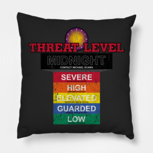 Threat Level Midnight Chart Pillow