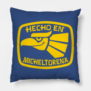 Gold 'Hecho en Micheltorena' Pillow