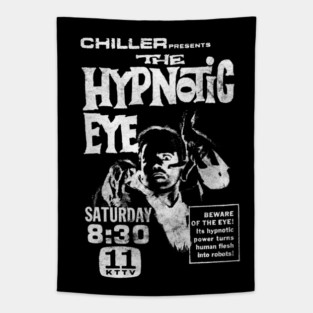 Hypnotic Eye  ---- Vintage 70s Horror Aesthetic Tapestry