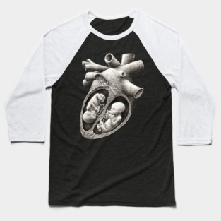 twins in a heart Baseball T-Shirt