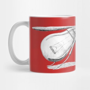 lightbulb mosquito Mug