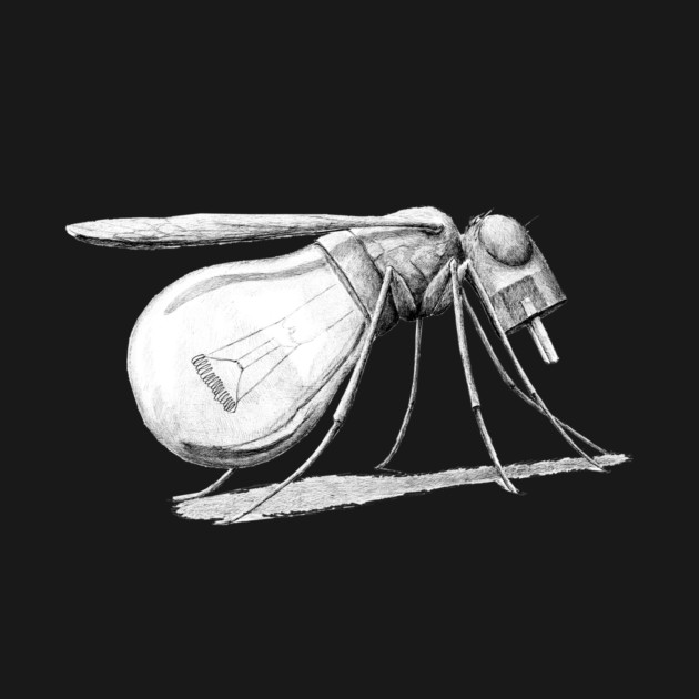 lightbulb mosquito by RedmerHoekstra