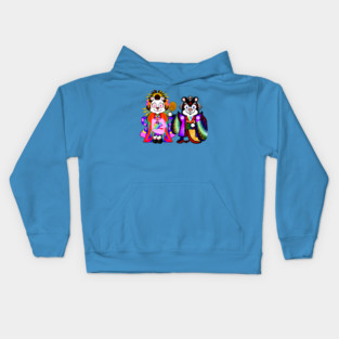 SUMMER PRIDE FESTIVAL: SUMMER COUPLE Kids Hoodie