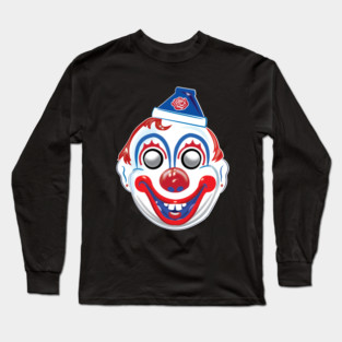 Vintage Clown Mask Long Sleeve T-Shirt