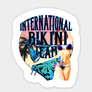 International Bikini Team Sticker
