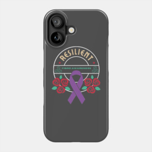 Resiliant Fibromyalgia Awareness Phone Case