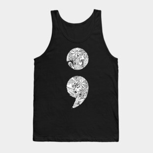 Semi-Colon Suicide Prevention T-Shirt Tank Top