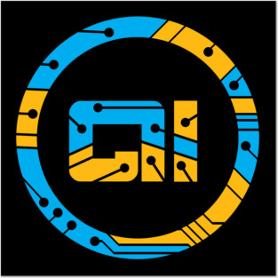 Artificial Intelligence Symbol Posters and Art