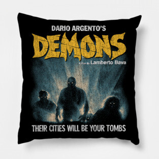Demons, Dario Argento, Italian Horror, Giallo Pillow