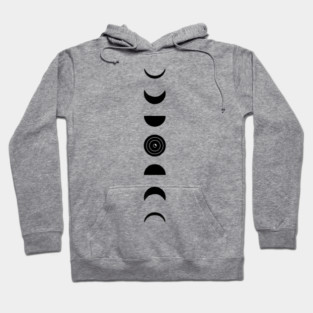 moon phases Hoodie